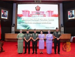 Mabes TNI Gelar Laporan Korps Kenaikan Pangkat Perwira Tinggi TNI