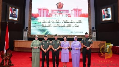 Mabes TNI Gelar Laporan Korps Kenaikan Pangkat Perwira Tinggi TNI