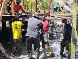 Kebersamaan Sejak Dibuka Pra TMMD ke-124 Kodim 1710/Mimika