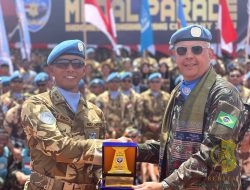 Satgas TNI Kontingen Garuda Raih Medali Kehormatan dari PBB