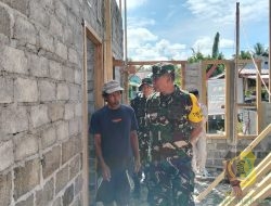 Dansatgas TMMD ke-124 Kodim 1501/Ternate Dampingi Tim Wasev Tinjau Sasaran TMMD