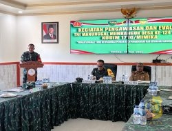 Satgas TMMD ke-124 Kodim 1710/Mimika Terima Kunjungan Tim Wasev