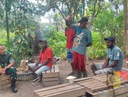 Dansatgas TMMD Jalin Keakraban dan Tingkatkan Semangat Gotong Royong