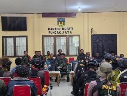 Dansatgas Yonif 715/Motuliato Monitoring Mediasi Konflik Antar Pendukung Paslon Bupati