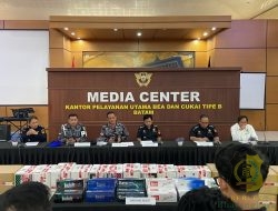 Kolaborasi TNI AL dan Bea Cukai Gagalkan Penyelundupan Rokok Ilegal di Batam