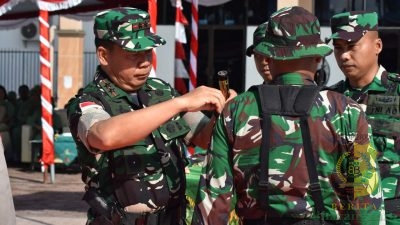 Dandim 1710/Mimika Bersama Pangdam XVII/Cenderawasih Menutup Kegiatan TMMD Reg ke-124