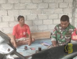 Babinsa Koramil 1710-03/Kuala Kencana Laksanakan Komsos