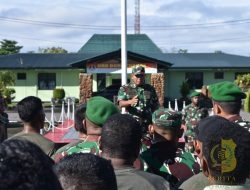 Dandim 1710/Mimika Berikan Penekanan Saat Apel Pagi