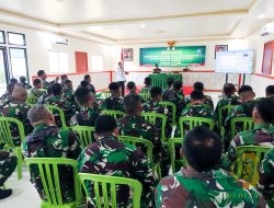 Kodim 1710/Mimika Gelar Sosialisasi P4GN: Perangi Narkoba