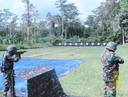 Kodim 1710/Mimika Gelar Latihan Menembak