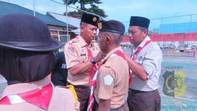 Kodim 1710/Mimika Tutup Persami Pramuka Wujudkan Generasi Berkarakter dan Disiplin