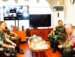 Kapuspen TNI Kunjungi Kejaksaan Agung Bahas Sinergi Perlindungan Jaksa dan Berbagai Isu
