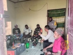 Babinsa Koramil 1710-05/Jila Bersama Distrik Jila dan Polsek Jila Melaksanakan Pertemuan dengan Tokoh Masyarakat