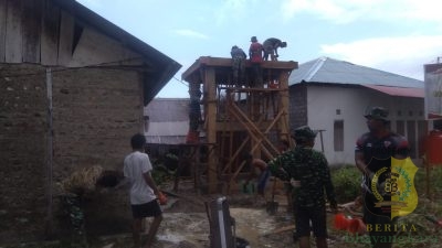 Sumur Bor dan Tower Air Bersih Kamanglale Hampir Rampung