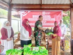 Kodim 1710/Mimika Gelar Bakti Sosial Bagi Sembako Kepada Kaum Dhuafa dan Mualaf