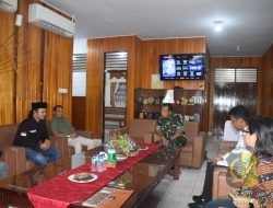 Dandim 1710/Mimika Terima Kunjungan Silaturahmi KPU dan Bawaslu Kabupaten Mimika