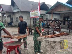 Satgas TMMD 125 Kodim 1506/Namlea: Rehab Rumah Tidak Layak Huni di Desa Leku Mencapai 93%