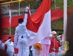 Dandim 1710/Mimika Upacara Peringatan HUT ke-80 Republik Indonesia di Tembagapura