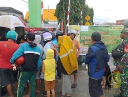 Kodim 1710/Mimika Gencarkan Gerakan Pangan Murah untuk Warga Mimika