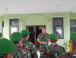 Dandim 1710/Mimika Beri Pengarahan Personel dan PNS Kodim