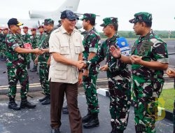 Panglima TNI Dampingi Menhan RI Tinjau Latihan Puncak Super Garuda Shield di Baturaja