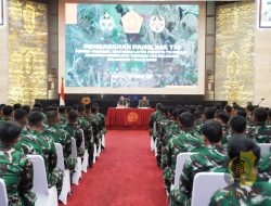 Panglima TNI Beri Pengarahan Personel Purna Tugas Latma Purkota Gelombang I Yordania dan Belarusia