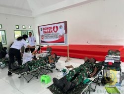 Kodim 1715/Yahukimo Gelar Donor Darah