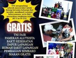 Pesta Rakyat – TNI Fair jelang HUT ke-80 TNI di Monas