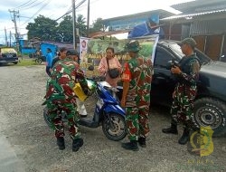 Kodim 1710/Mimika Kolaborasi Perum Bulog Gelar Gerakan Pangan Murah