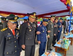 Satuan TNI Mimika Gelar Upacara Tabur Bunga