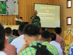 Satgas TMMD Kodim 1505/Tidore Berikan Wawasan Kebangsaan