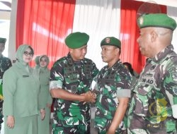 Dandim 1710/Mimika Pimpin Acara Tradisi Korps Pindah Satuan, Masuk Satuan dan Purna Tugas