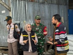 Babinsa Koramil Timika Dampingi Tim Gabungan Lakukan Peninjauan Kandang Ayam