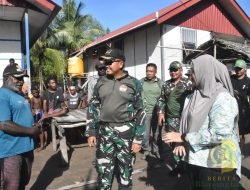 Dandim 1710/Mimika Tinjau Kondisi Wilayah dan Komsos di Kampung Kekwa