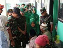 Kasdam V/Brawijaya Tinjau Lokasi Terdampak Erupsi Semeru dan Gelar Bhakti Sosial untuk Warga