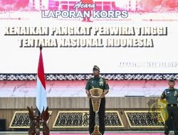 Wakil Panglima TNI Pimpin Laporan Korps Kenaikan Pangkat 139 Pati