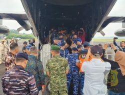 Lanud SMH Kirim 14 Ton Bantuan Kemanusiaan untuk Aceh, Sumut, dan Sumbar
