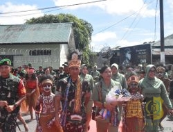 Dandim 1710/Mimika Sambut Kedatangan Danrem 173/PVB Dalam Kunjungan Kerjanya