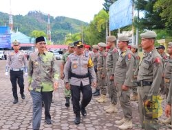 Apel Gelar Pasukan Operasi Lilin 2025 Polres Pesisir Selatan Siap Ciptakan Rasa Aman