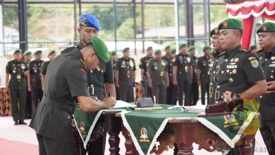 Letkol Inf Redi Dwi Yuda Kurniawan Resmi Jabat Dandim 1710/Mimika