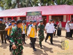 Kasum TNI Tinjau Pembangunan Hunian Sementara di Desa Napa Tapanuli Selatan