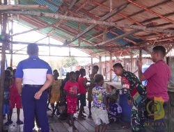 Babinsa Koramil Mapurujaya Motivasi Anak-anak Meraih Cita-cita