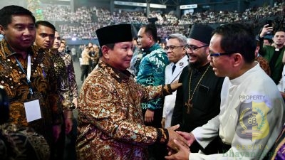 Panglima TNI Dampingi Presiden Prabowo Hadiri Perayaan Natal Nasional 2025 di GBK