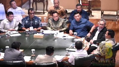 Panglima TNI Hadiri Pertemuan Terbatas Kabinet di Hambalang